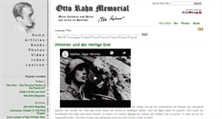 Desktop Screenshot of otto-rahn.com